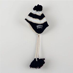 Pitt ‘47 Brand BEANIE Earflap Pom Hat University of Pittsburgh Panthers Winter